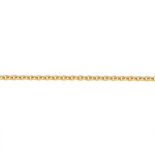 14K yellow Gold 0.85mm Round Cable Chain 18"