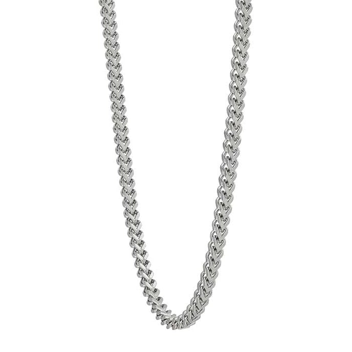 Stainless Steel 4mm Square Curb Chain "Franco"