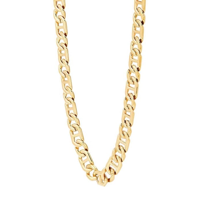 Gold-Plated Stainless Steel 11mm Mariner Chain