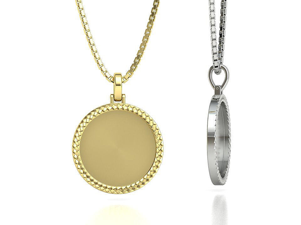 Round Photo Pendant