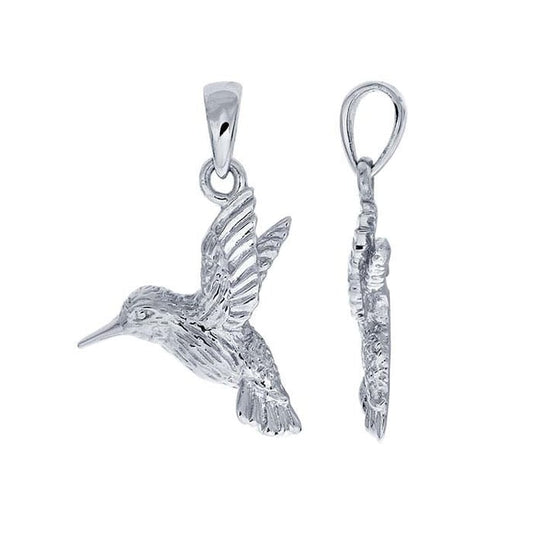 Sterling Silver Hummingbird Pendant