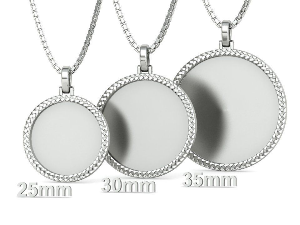 Round Photo Pendant
