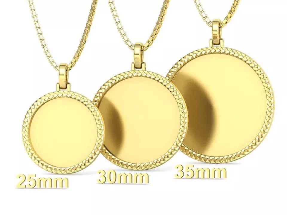 Round Photo Pendant