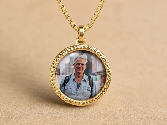 Round Photo Pendant